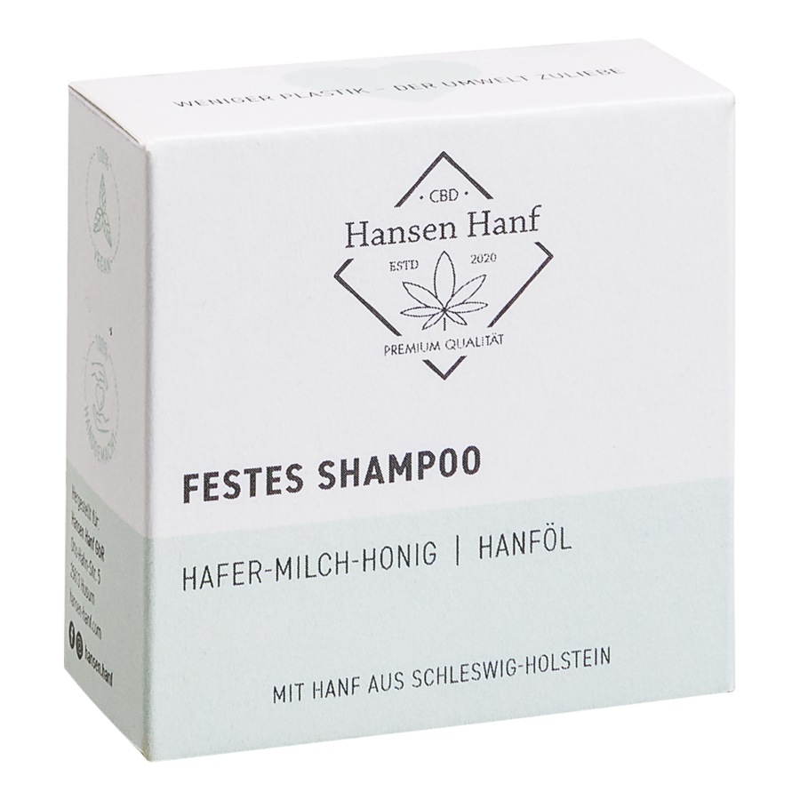 HansenHanf - Festes Shampoo mit Hanföl